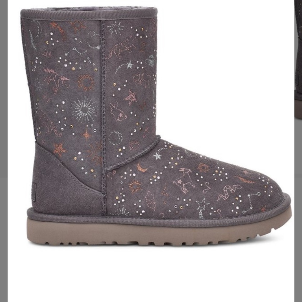 ❌SOLD❌ UGG® | Nightfall Classic Zodiac Short Suede Boot - Women size 7 w/ box
